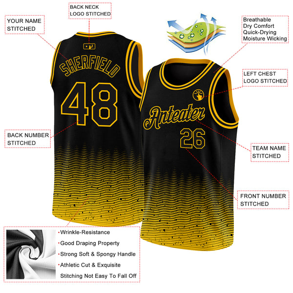 : Custom Jersey Basketball, Custom Basketball Jersey, Custom  Black Gold Fade Fashion Authentic Edition Basketball Jersey, Basketball  Jersey for Men, Basketball Jersey, USA Basketball Jersey : Clothing, Shoes  & Jewelry