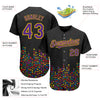 Custom Rainbow For Pride Month Love Is Love LGBT 3D Authentic Baseball Jersey