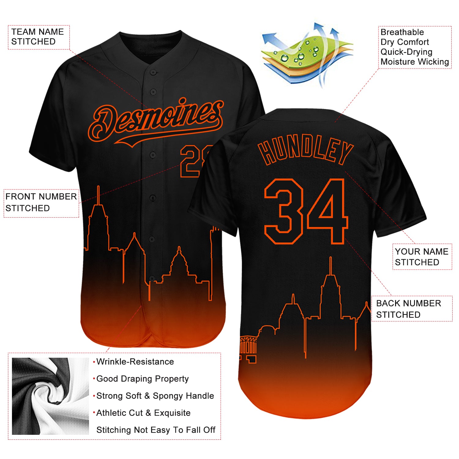 San Francisco Giants Black N White 3D Baseball Jersey Shirt