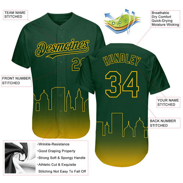 Oakland Athletics Stitches XL MLB Baseball team jersey Green