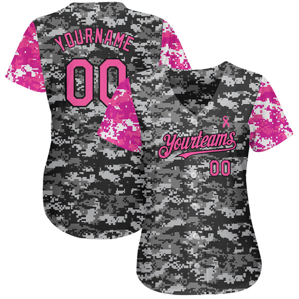 Pink Camo Baseball Jersey - The Buried Large