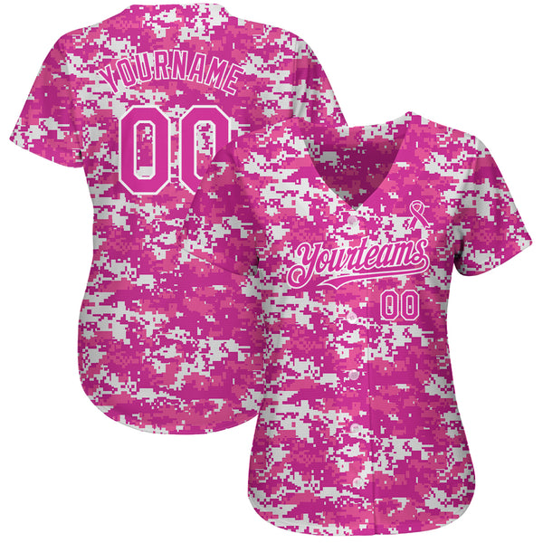 Pink Camo Baseball Jersey - The Buried Large