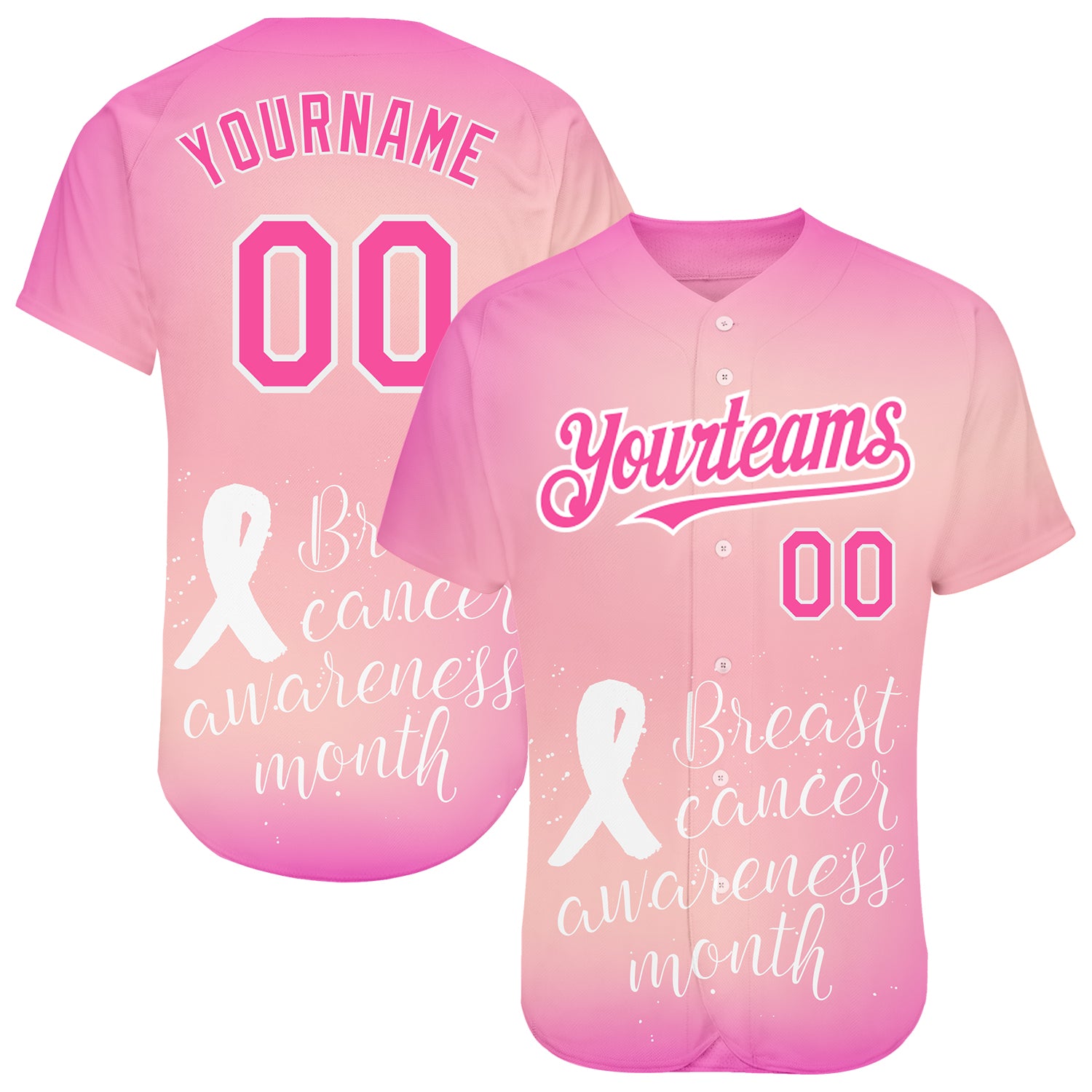 Breast Cancer Awareness  Custom Breast Cancer Sports Uniforms