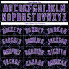 Custom Black Purple-White Geometric Shapes Authentic City Edition Basketball Jersey