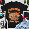 Custom Black Orange-White 3D Graduation Performance T-Shirt