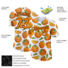 Custom White Bay Orange-Black 3D Pattern Design Summer Holiday Fruit Performance T-Shirt