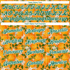 Custom Orange Kelly Green-White 3D Pattern Design Orange Citrus Fruit Performance T-Shirt