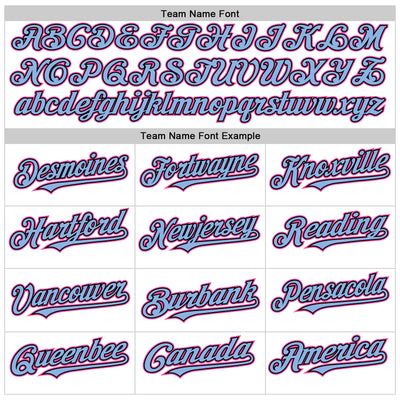 Custom White Light Blue Black-Pink 3D Pattern Design Gradient Style Twinkle Star Authentic Baseball Jersey