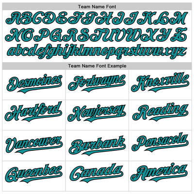 Custom White Teal-Black 3D Pattern Design Gradient Style Twinkle Star Authentic Baseball Jersey