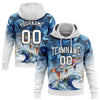 Custom Stitched Camo White-Black 3D Rainbow Trout Fish Fishing Sports Pullover Sweatshirt Hoodie