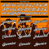 Custom Bay Orange Black-Brown 3D Halloween Performance T-Shirt