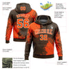 Custom Stitched Brown Orange-White 3D Pattern Design Abstract Brush Stroke Sports Pullover Sweatshirt Hoodie