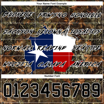 Custom Stitched Camo Black-White 3D Texas Flag And Hunting Sports Pullover Sweatshirt Hoodie