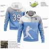 Custom Stitched Light Blue Gray-Black 3D Guatemala Guatemalan Flag Sports Pullover Sweatshirt Hoodie