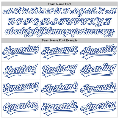 Custom White Royal Pinstripe Royal 3D Love Heart Valentine's Day Authentic Baseball Jersey