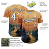 Custom Old Gold White-Black 3D Syntetyc Ancient Spirit Authentic Baseball Jersey