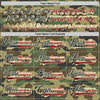 Custom Camo Vintage USA Flag Cream-Black Salute To Service Hockey Lace Neck Jersey