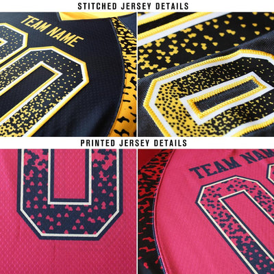 Custom Black Teal-Pink Mesh Drift Fashion Football Jersey