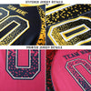 Custom Black Light Pink-White Mesh Drift Fashion Football Jersey