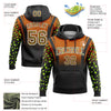 Custom Stitched Texas Orange Black-White Fade Fashion Leopard Print Sports Pullover Sweatshirt Hoodie