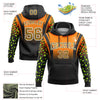 Custom Stitched Bay Orange Black-White Fade Fashion Leopard Print Sports Pullover Sweatshirt Hoodie