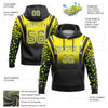 Custom Stitched Light Yellow Black-White Fade Fashion Leopard Print Sports Pullover Sweatshirt Hoodie