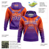 Custom Stitched Orange Purple-White Fade Fashion Arrow Sports Pullover Sweatshirt Hoodie