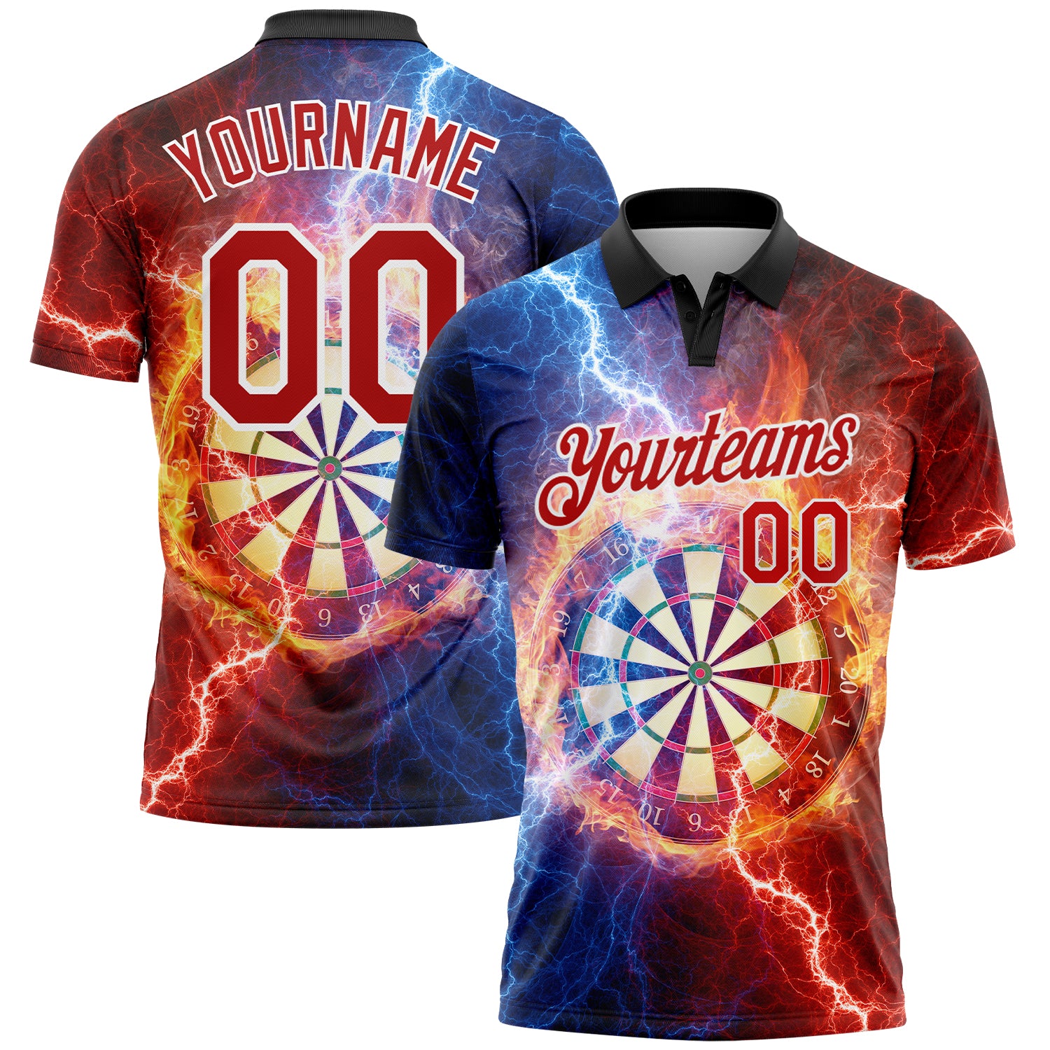 Custom 3D Patterns Darts T-Shirts  Performance Retro Jerseys Design -  FansIdea