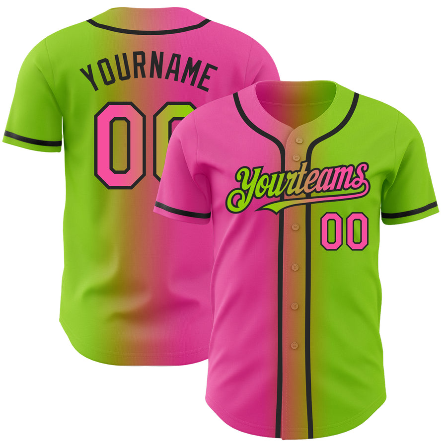 Source Newest Fashion Color Gradient Design Baseball Jersey Suit Multicolor Baseball  Jersey on m.