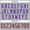 Custom Gray Purple-Gold Hockey Jersey