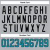 Custom Gray Teal-Black Hockey Jersey