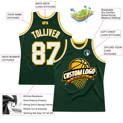 FANSIDEA Custom Basketball Jersey Kelly Green Red-White 3D Mexico Watercolored Splashes Grunge Design Authentic Men's Size:L