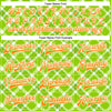 Custom Neon Green Bay Orange-White Check Board 3D Pattern Design Bomber Full-Snap Varsity Letterman Jacket