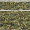 Custom Camo Royal-Yellow Bomber Full-Snap Varsity Letterman Salute To Service Hoodie Jacket