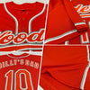 Custom Orange Orange-Gray Authentic Baseball Jersey