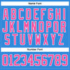 Custom Sky Blue Pink-White Hockey Lace Neck Jersey