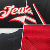 Custom Red Navy-White Mesh Authentic Throwback Baseball Jersey