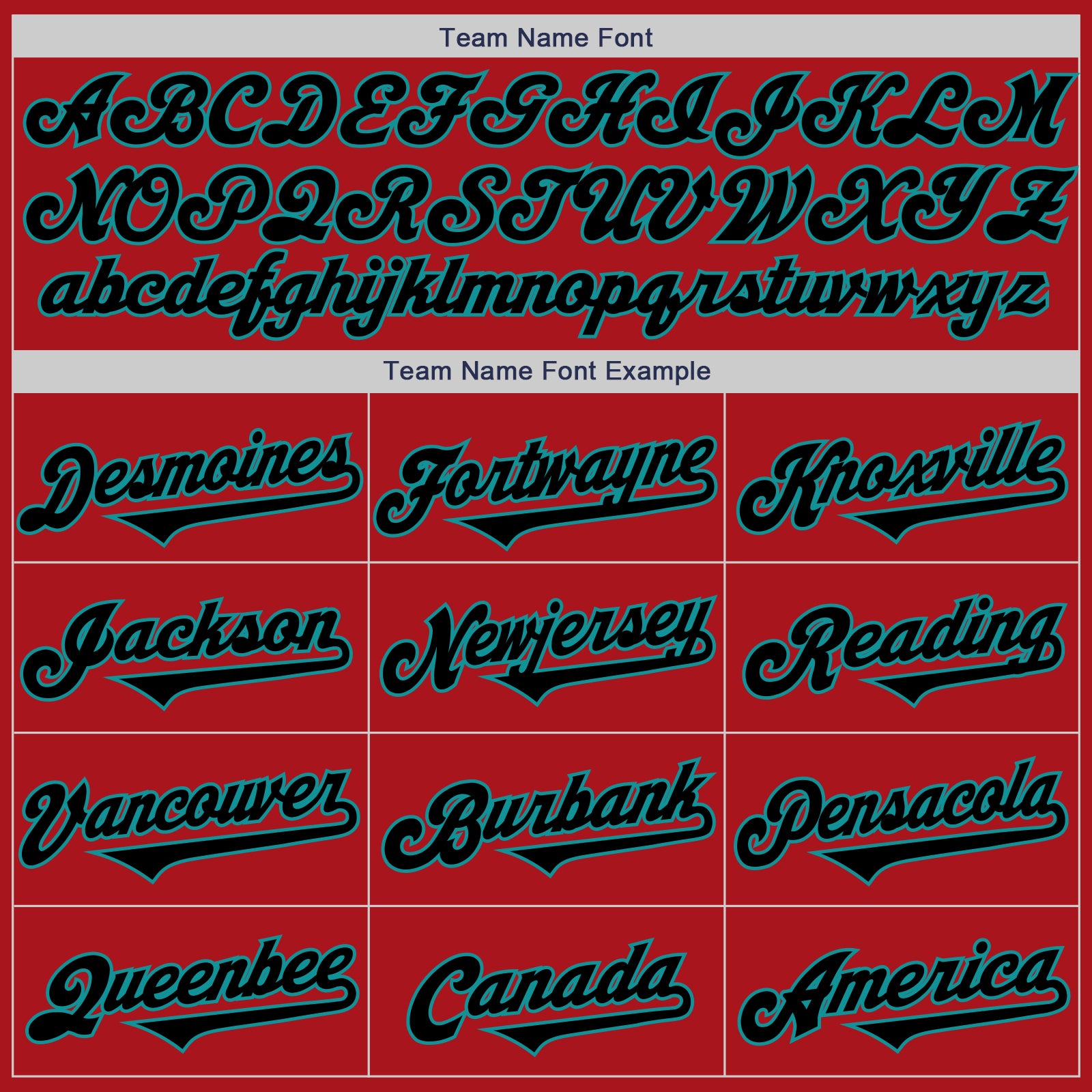 Custom Red Black-Teal Authentic Baseball Jersey