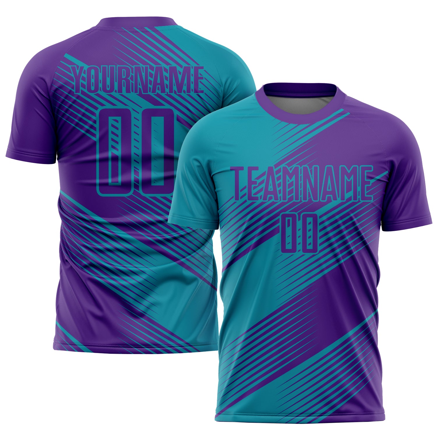 FANSIDEA Custom Tie Dye Pink-Purple Sublimation Soccer Uniform Jersey Women's Size:2XL