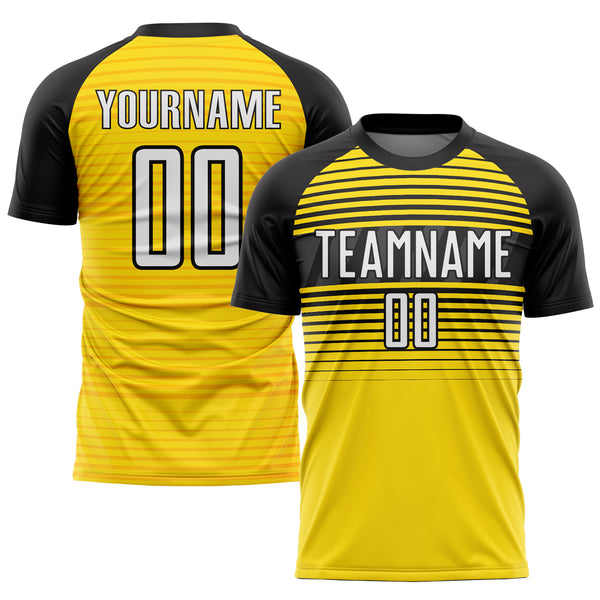 Custom Yellow Soccer Games Jerseys| Personalized Yellow FC Shirts Kits ...