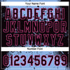 Custom Black Light Blue-Pink 3D Pattern Abstract Splatter Grunge Art Two-Button Unisex Softball Jersey