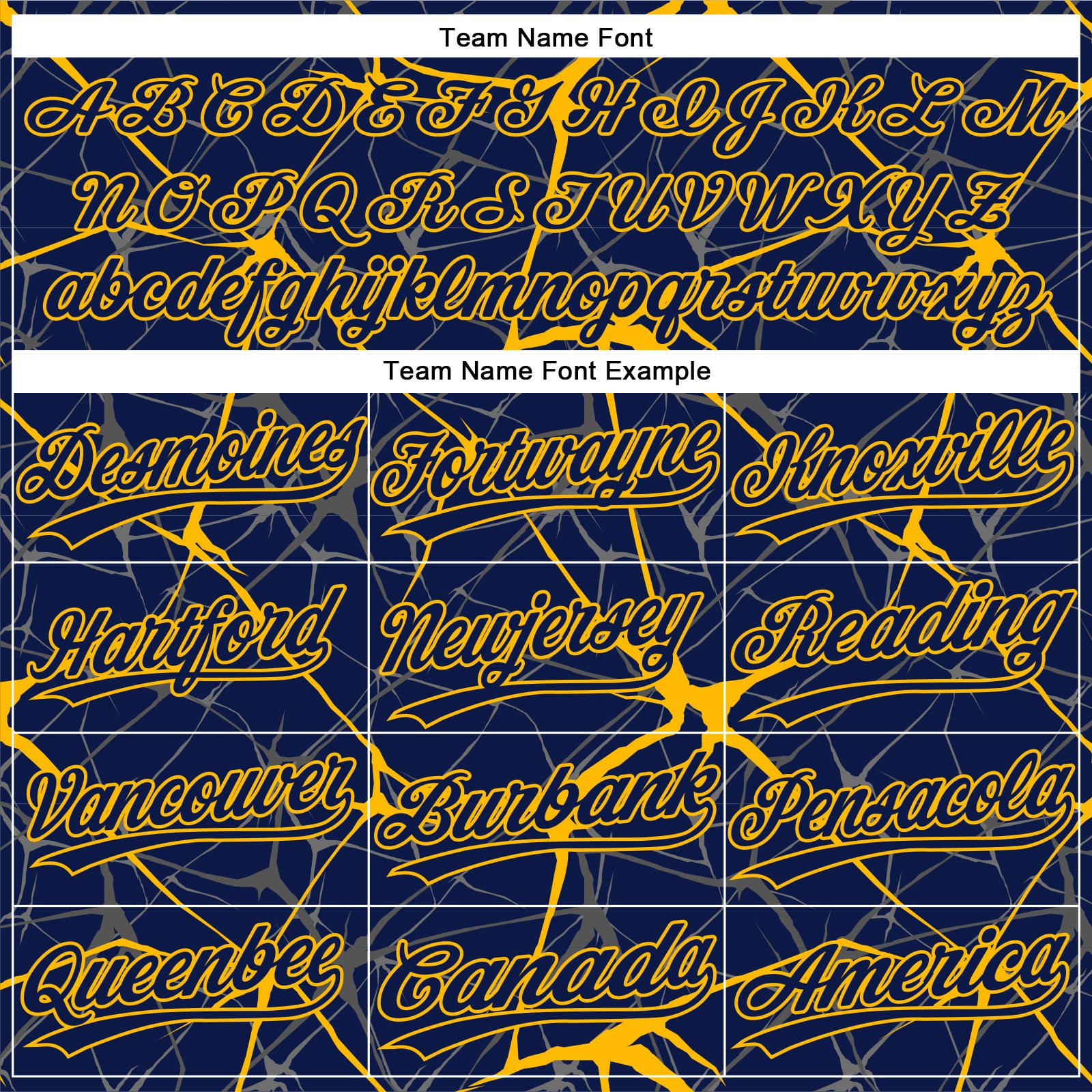 Custom Navy Gold 3D Pattern Abstract Network Two-Button Unisex Softball Jersey