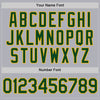 Custom Gray Green-Gold Two-Button Unisex Softball Jersey