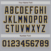 Custom Gray Navy-Gold Authentic Two Tone Baseball Jersey