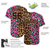 Custom 3D Pattern Design Leopard Authentic Baseball Jersey