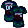 Custom 3D Pattern Design Lines Authentic Baseball Jersey