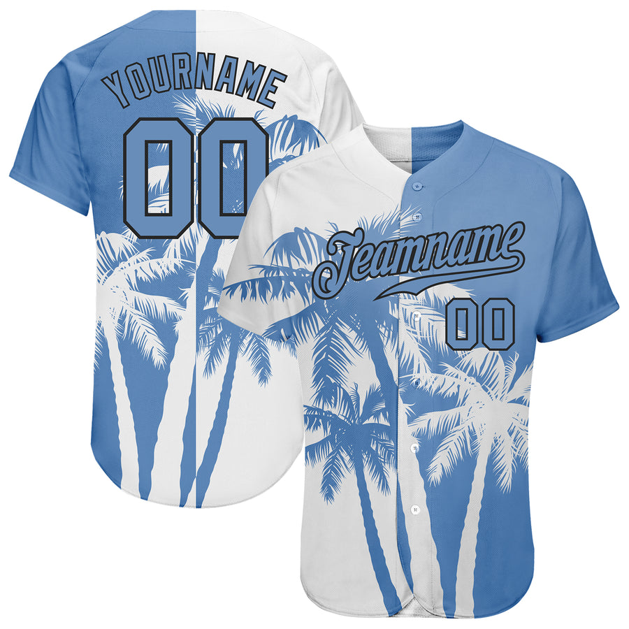 Custom Baseball Jerseys  Personalized Baseball Uniforms Design Tagged Baby  Blue - FansIdea