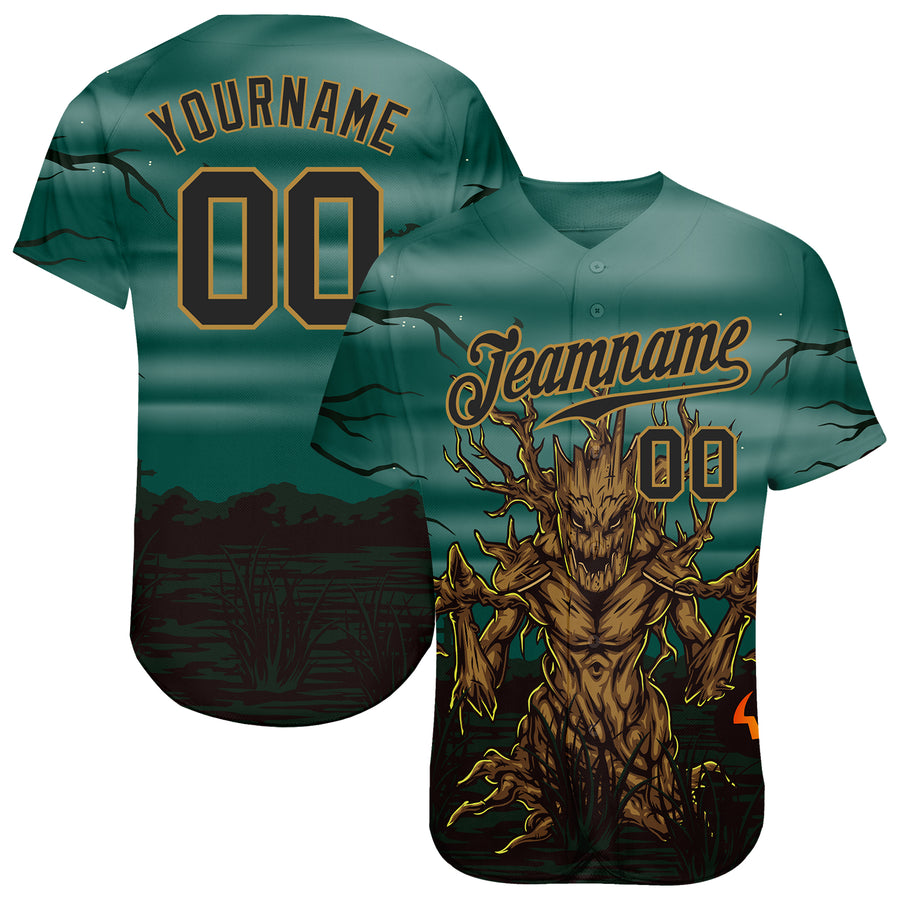  Horror Custom Name Baseball Jersey for Men