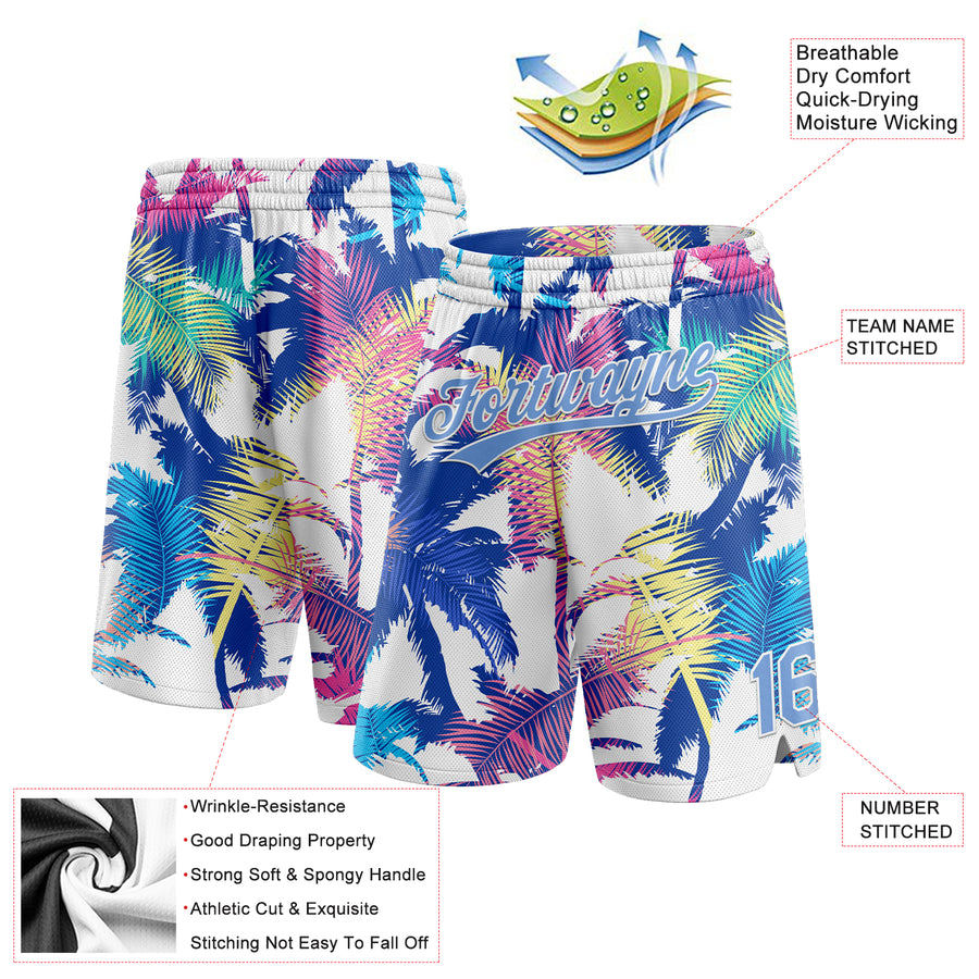 Los Angeles Lakers NBA Floral Hawaiian Shorts For Summer Beach -  Freedomdesign