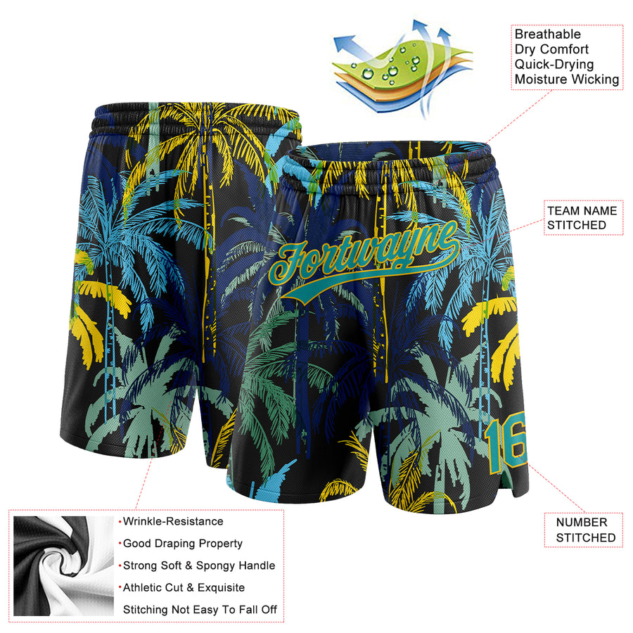 Los Angeles Lakers NBA Floral Hawaiian Shorts For Summer Beach -  Freedomdesign